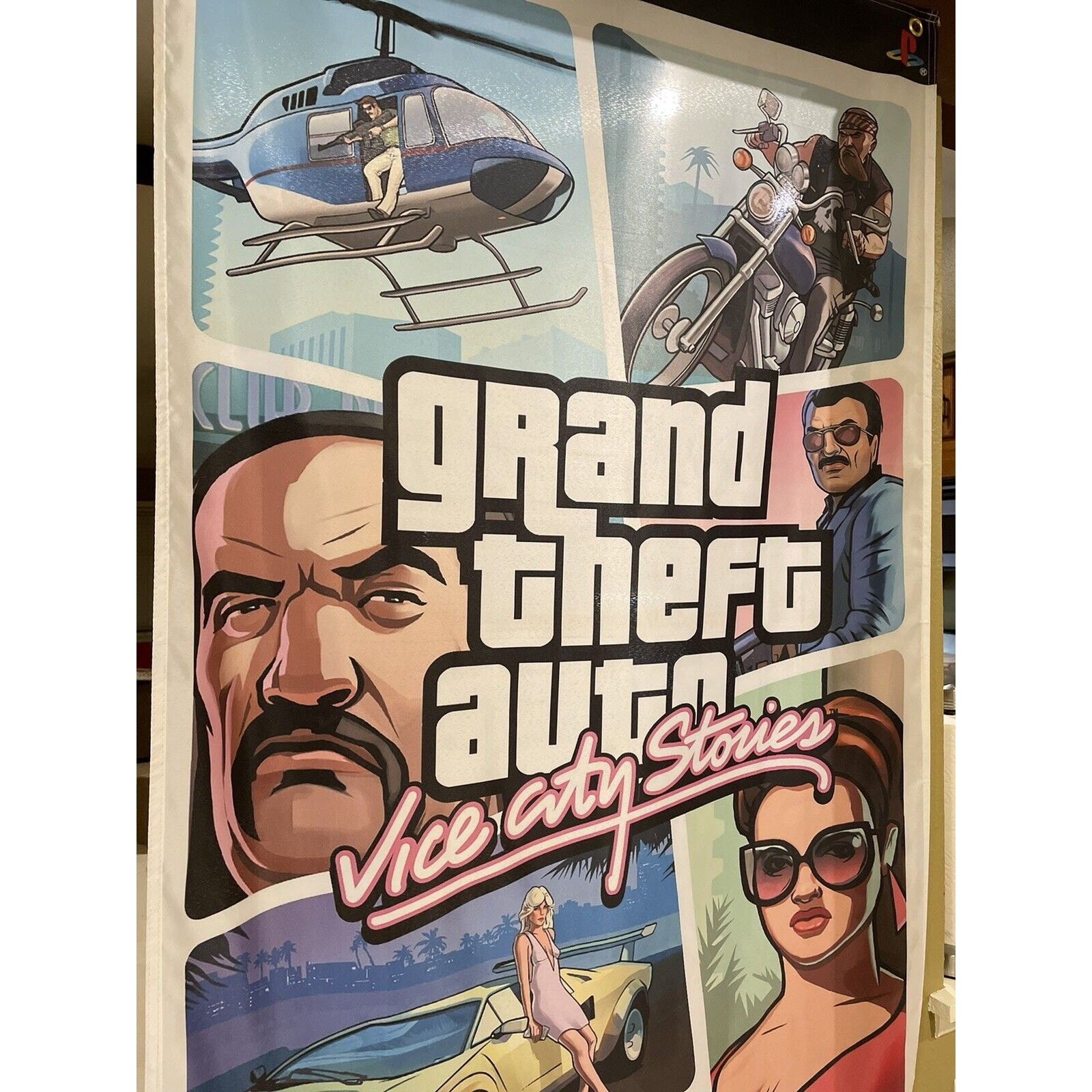 Grand Theft Auto: Vice City Stories 5′ Flag Sony PSP PlayStation Portable GTA