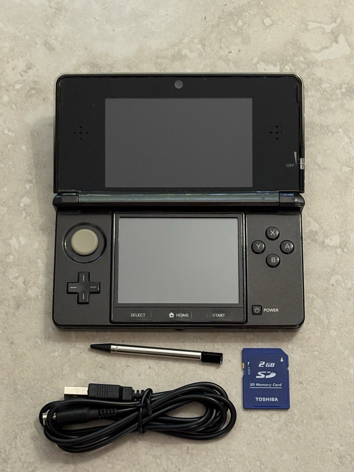 Nintendo 3DS Console Black Edition With Charger US SELLER Very Good