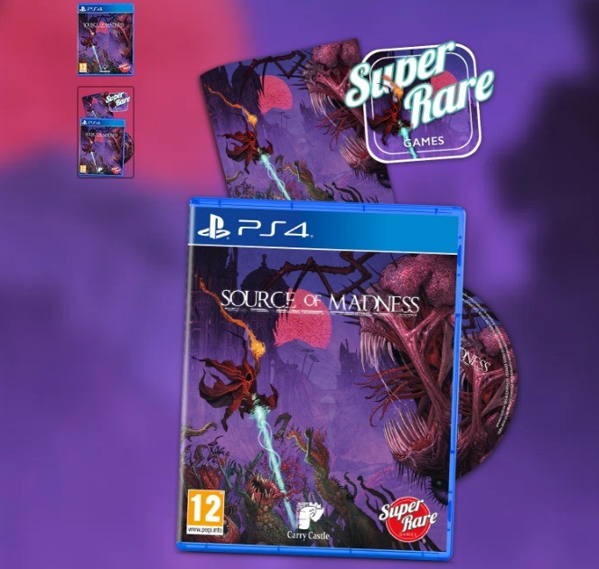 Source of Madness PS4 Super Rare Games SRG1 (1000Ex.) NEW (Multi-Language) Rogue