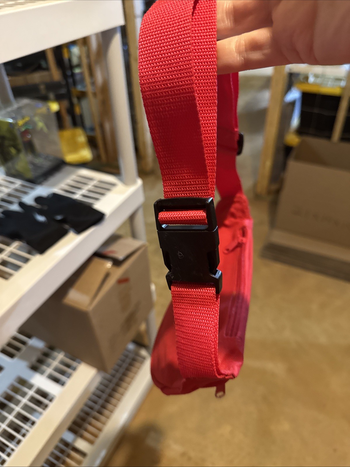 Nintendo Switch Together Tour Red Fanny Pack Adjustable Waist Promotional