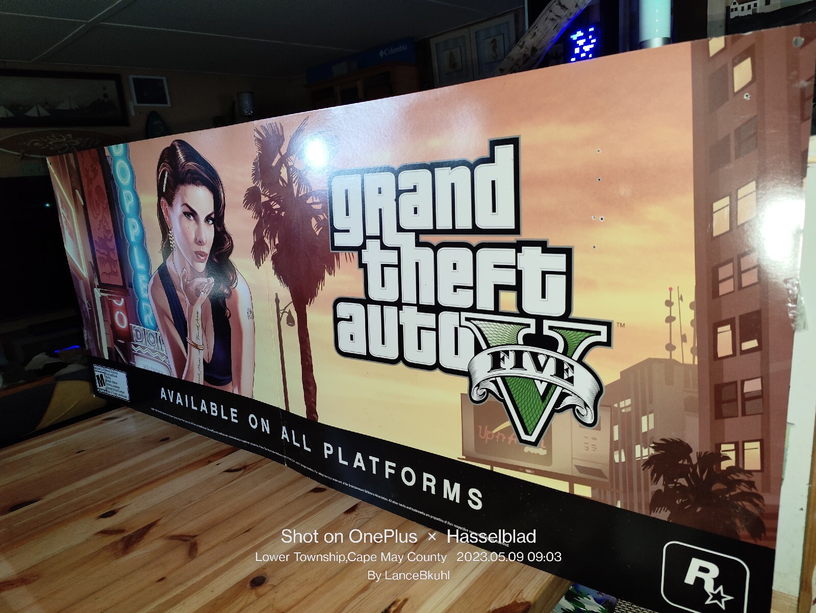 GTA 5 ORIGINAL Store Banner- HUGE (4.5 Ft Long) & VERY RARE (Only One On EBay)