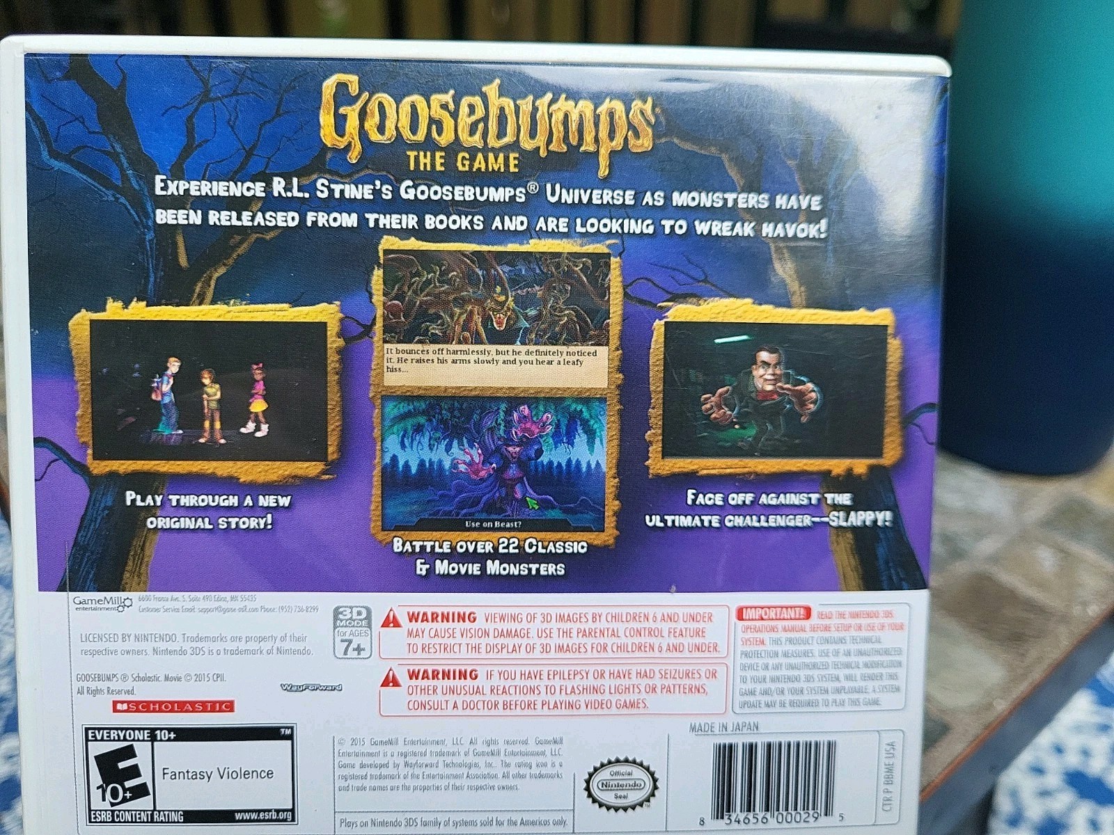 Goosebumps: The Game (Nintendo 3DS, 2015)