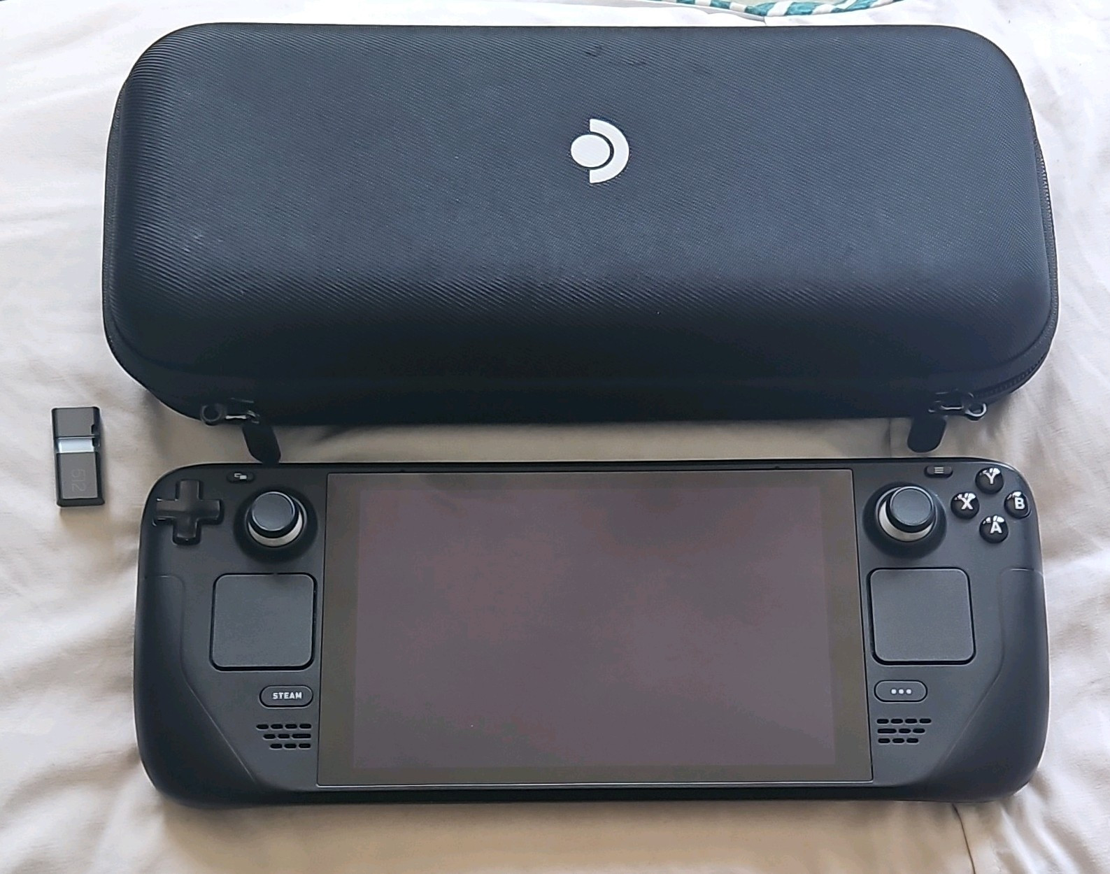 Valve Steam Deck 256GB Handheld System USB-C Black w/ Carrying Case