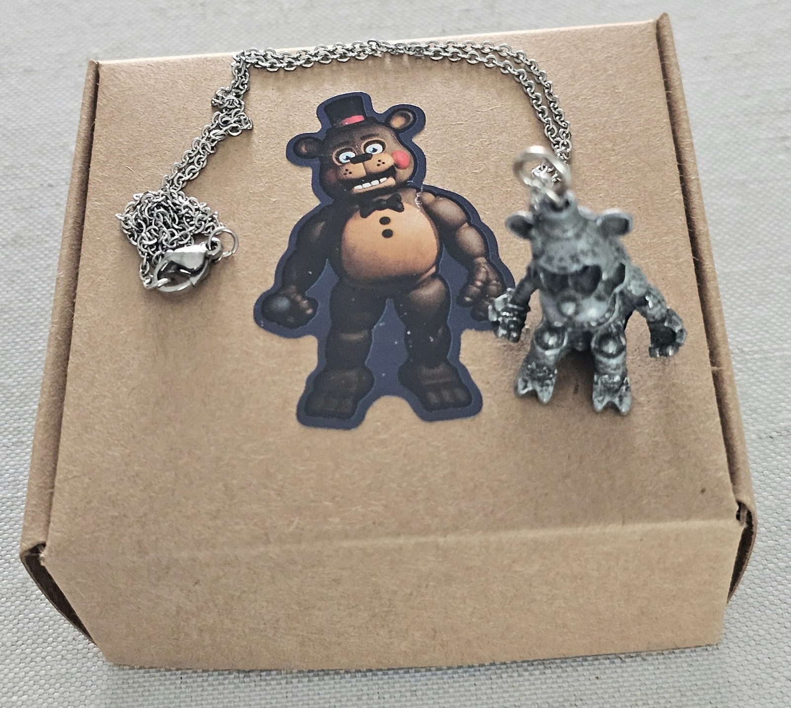 One Of A Kind – Five Nights At Freddy’s FNAF 3D Freddy Bear Necklace 🐻