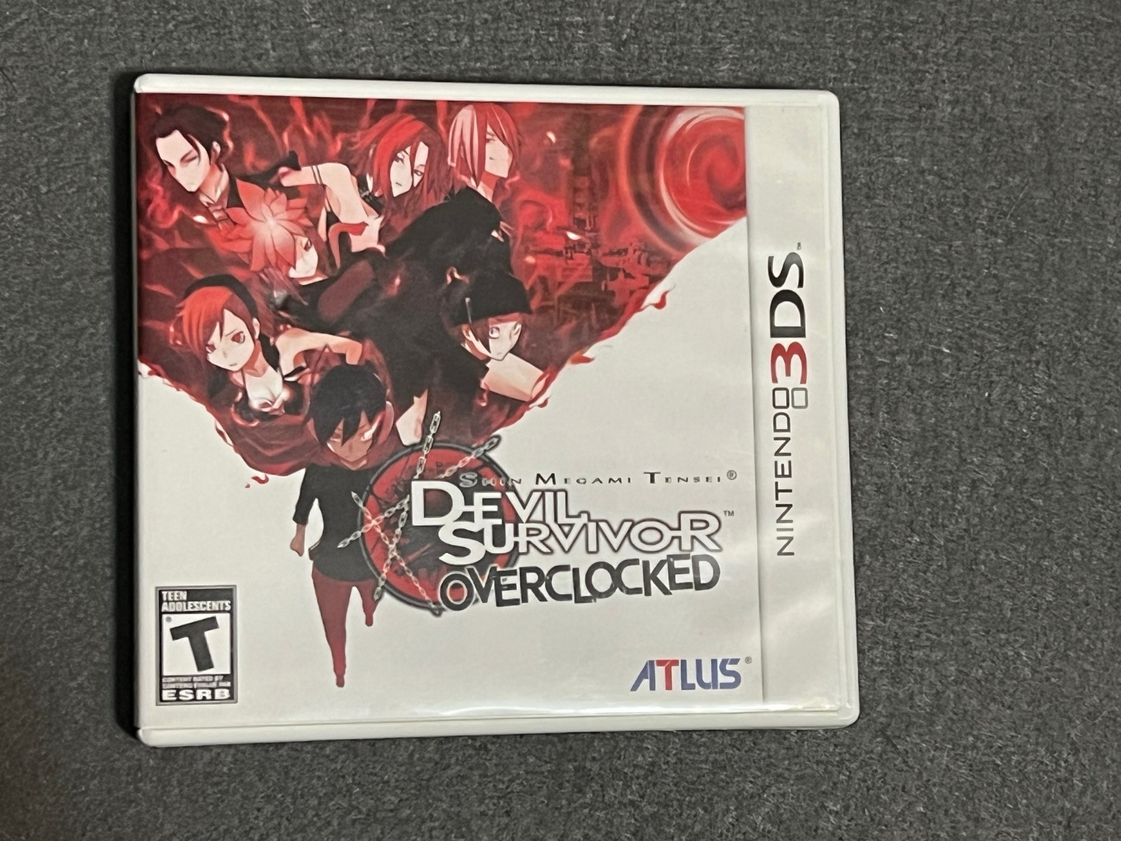 Shin Megami Tensei: Devil Survivor Overclocked (Nintendo 3DS, 2011). Working.
