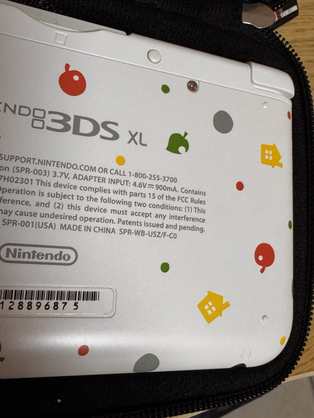 Nintendo 3DS XL White Animal Crossing Limited Edition – Great Condition
