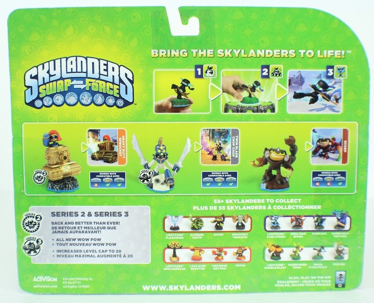 Skylanders SWAP Force Heavy Duty Sprocket Twin Blade Chop Chop Scorp