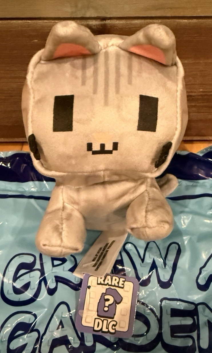 New Phatmojo Roblox Grow a Garden Cat 4″ Mystery Mini Plush Figure w Rare Code