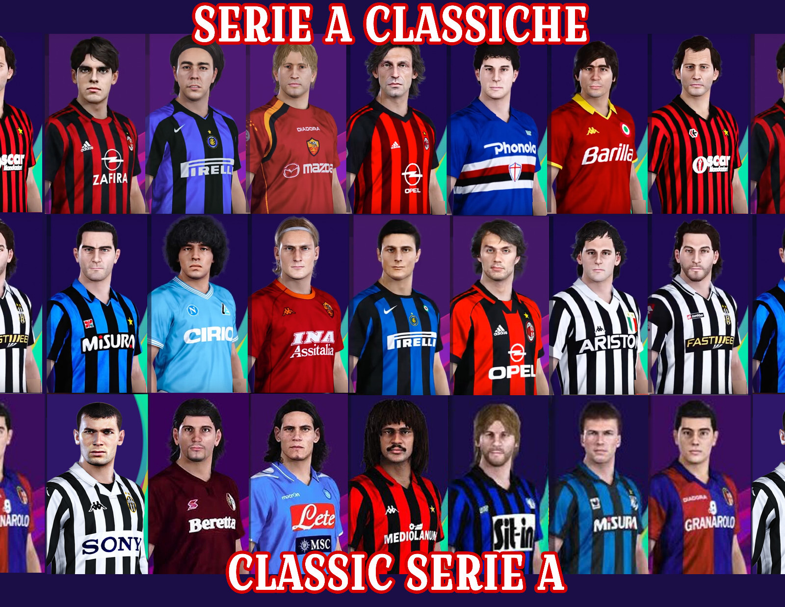 ORIGINAL PATCH – PES 2021 OPTION FILE – AGGIORNAMENTO NUOVA STAGIONE 2024 PS4PS5