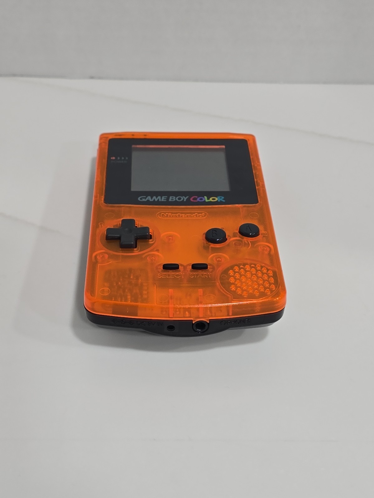 Nintendo GBC Game Boy Color Daiei Hawks Translucent Orange CGB-001 Ltd Ed TESTED