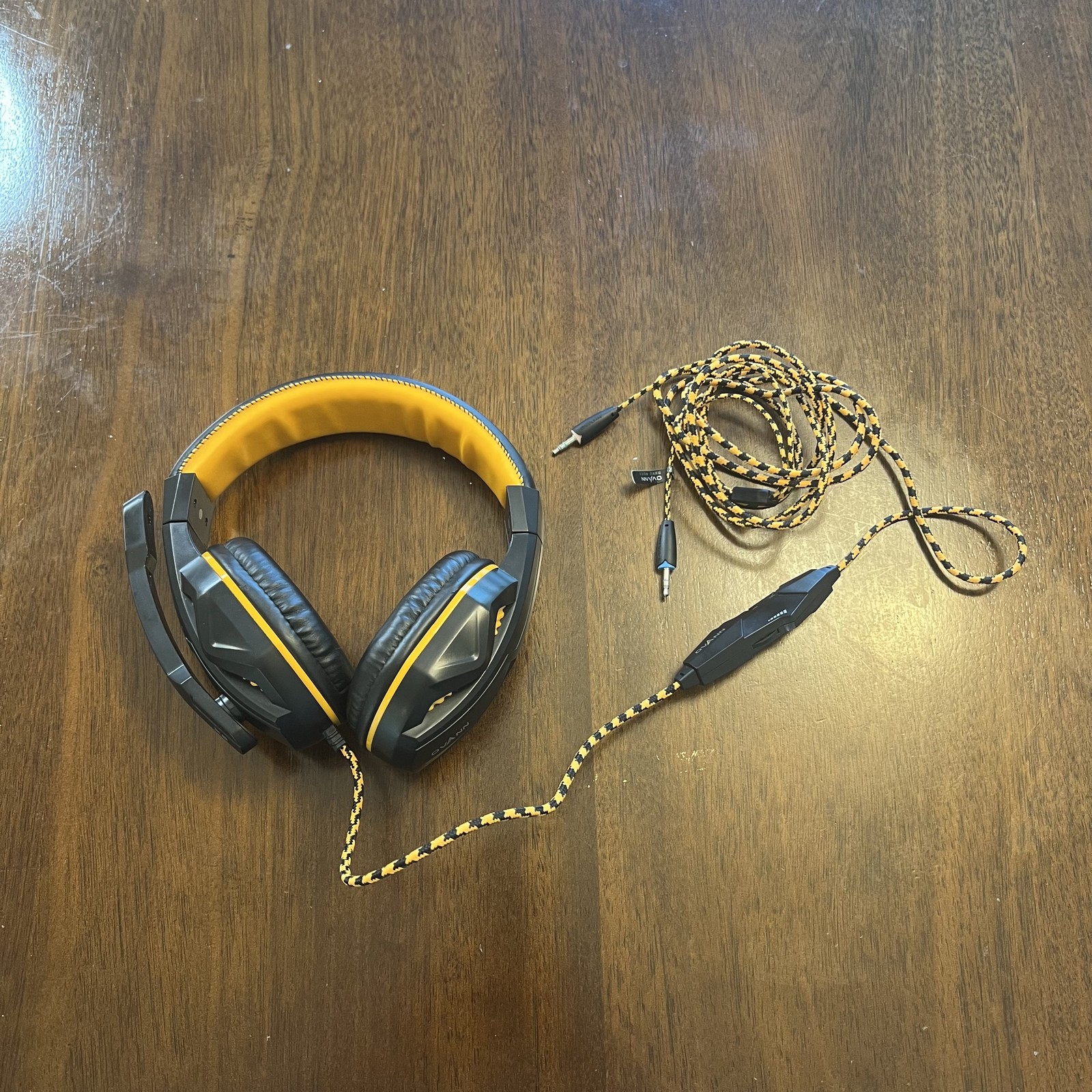 Ovann Gaming Headphones – Black/Yellow