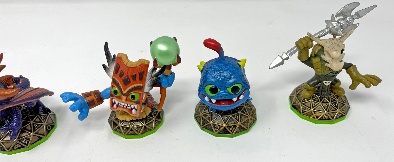 Skylanders Spyro’s Adventure Double Trouble Pop Fizz Spyro Wrecking Ball VooDood