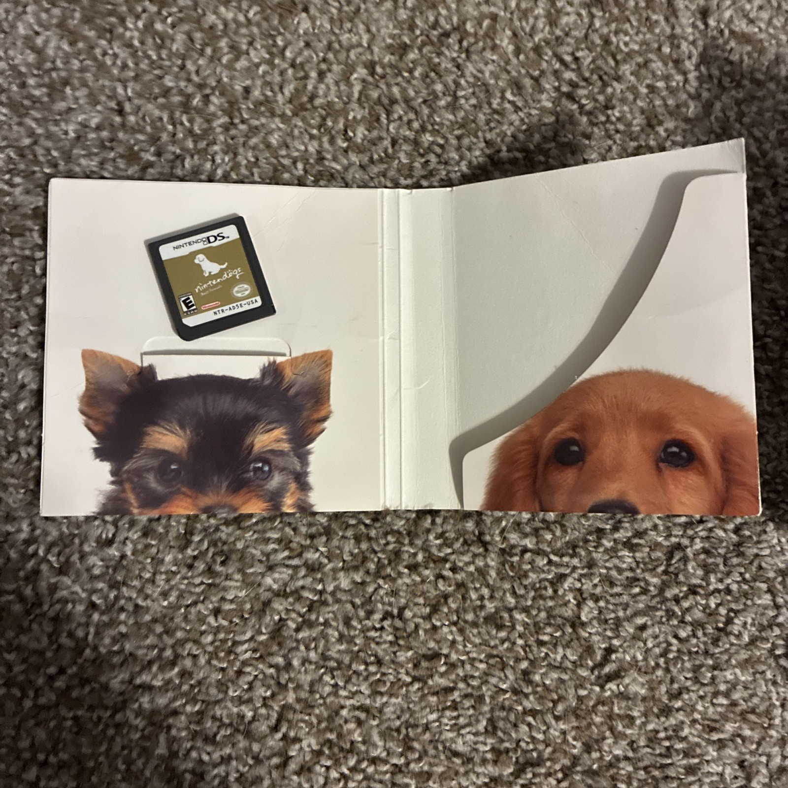Nintendogs: Best Friends Game For the Nintendo DS Card Case Tested Working