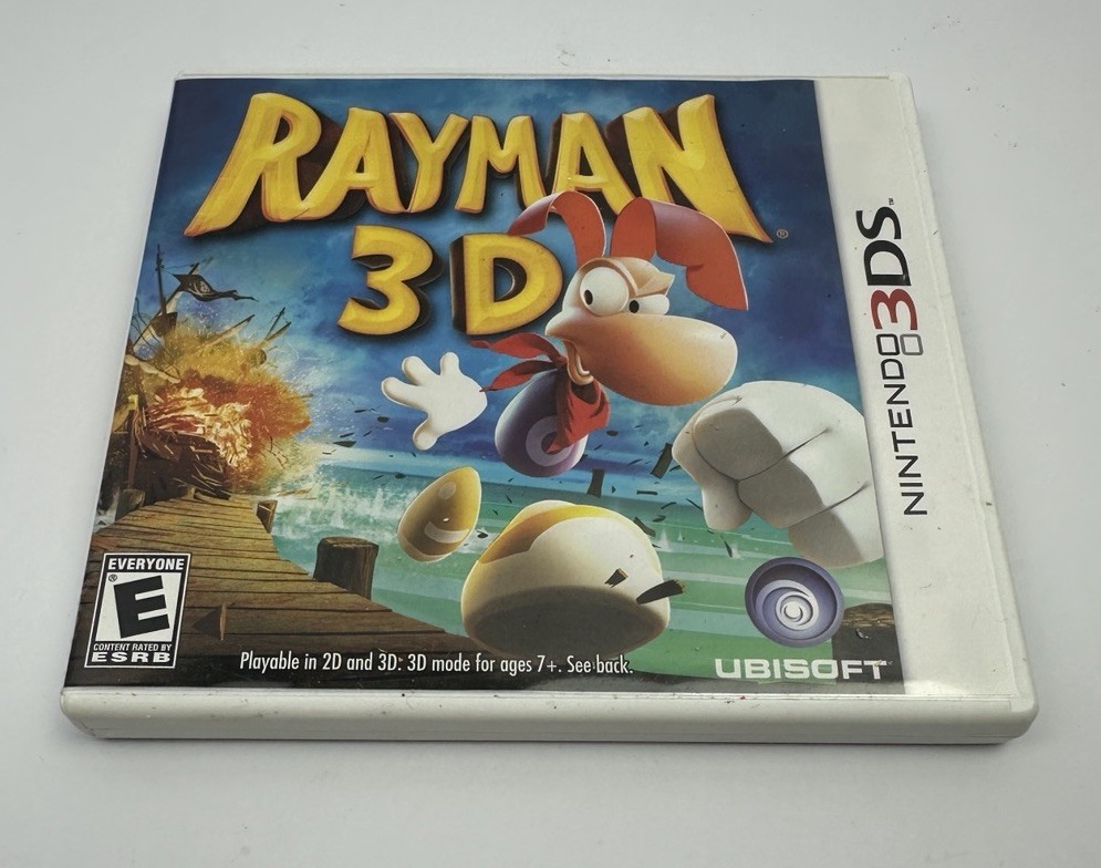 Rayman 3D Nintendo 3DS CIB Complete with Manual Tested & Works!