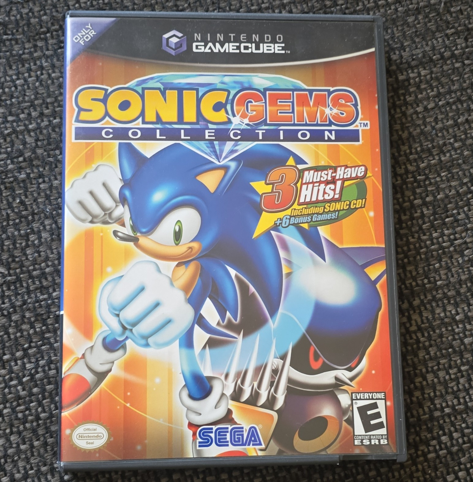SEGA Sonic Gems Collection Nintendo GameCube 2005 NTSC-U/C E Manual Included