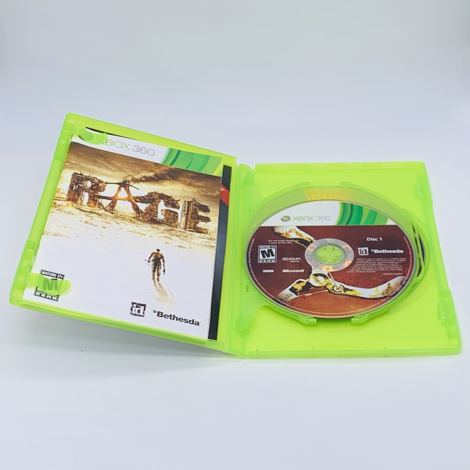 Rage Anarchy Ed Xbox 360, 2011 CIB w/ Slipcover 3-Disc Manual & 2 Inserts Tested