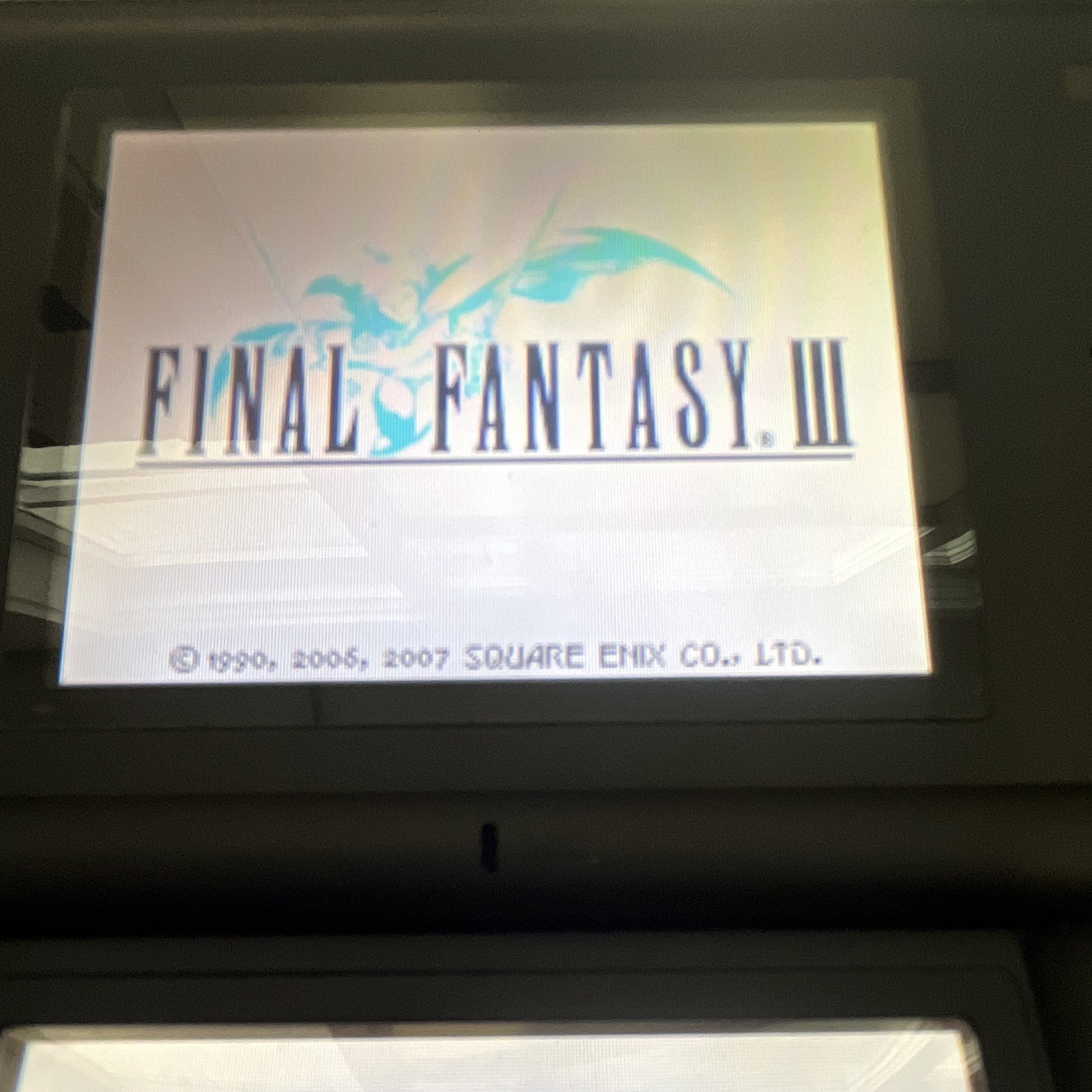 Final Fantasy III Nintendo DS Game Case Manual Inserts Complete 100% CIB PAL