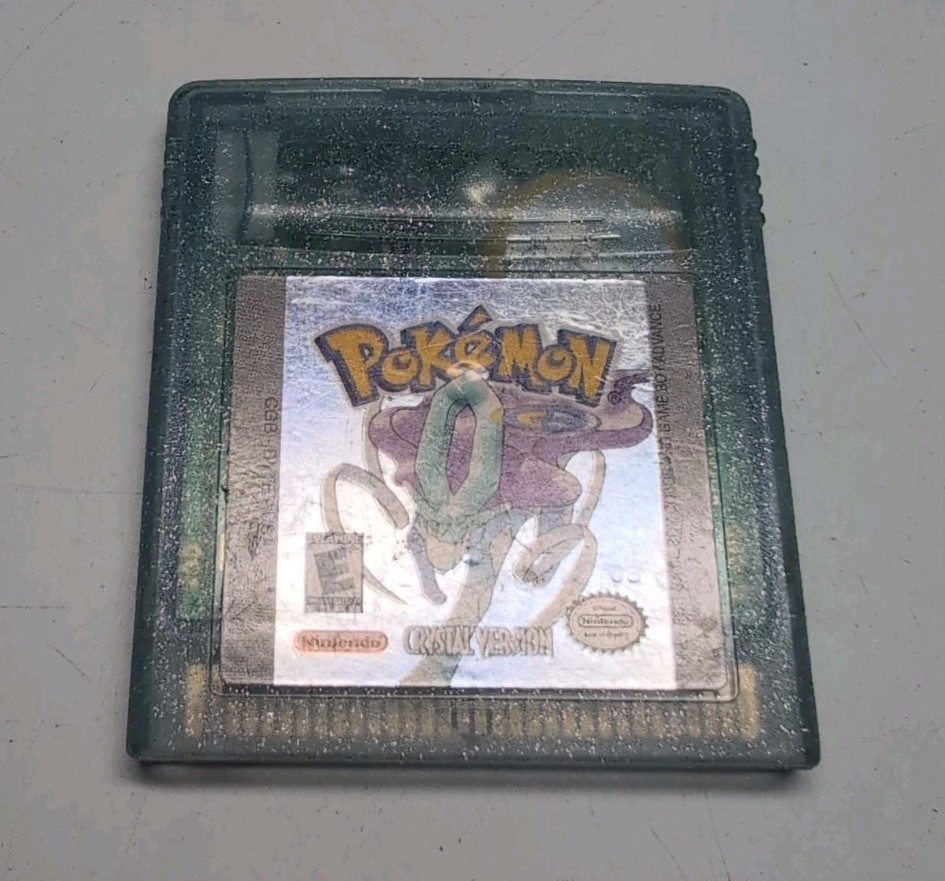 Pokemon: Crystal Version (Game Boy Color,) AUTHENTIC. Untested. Pre-owned