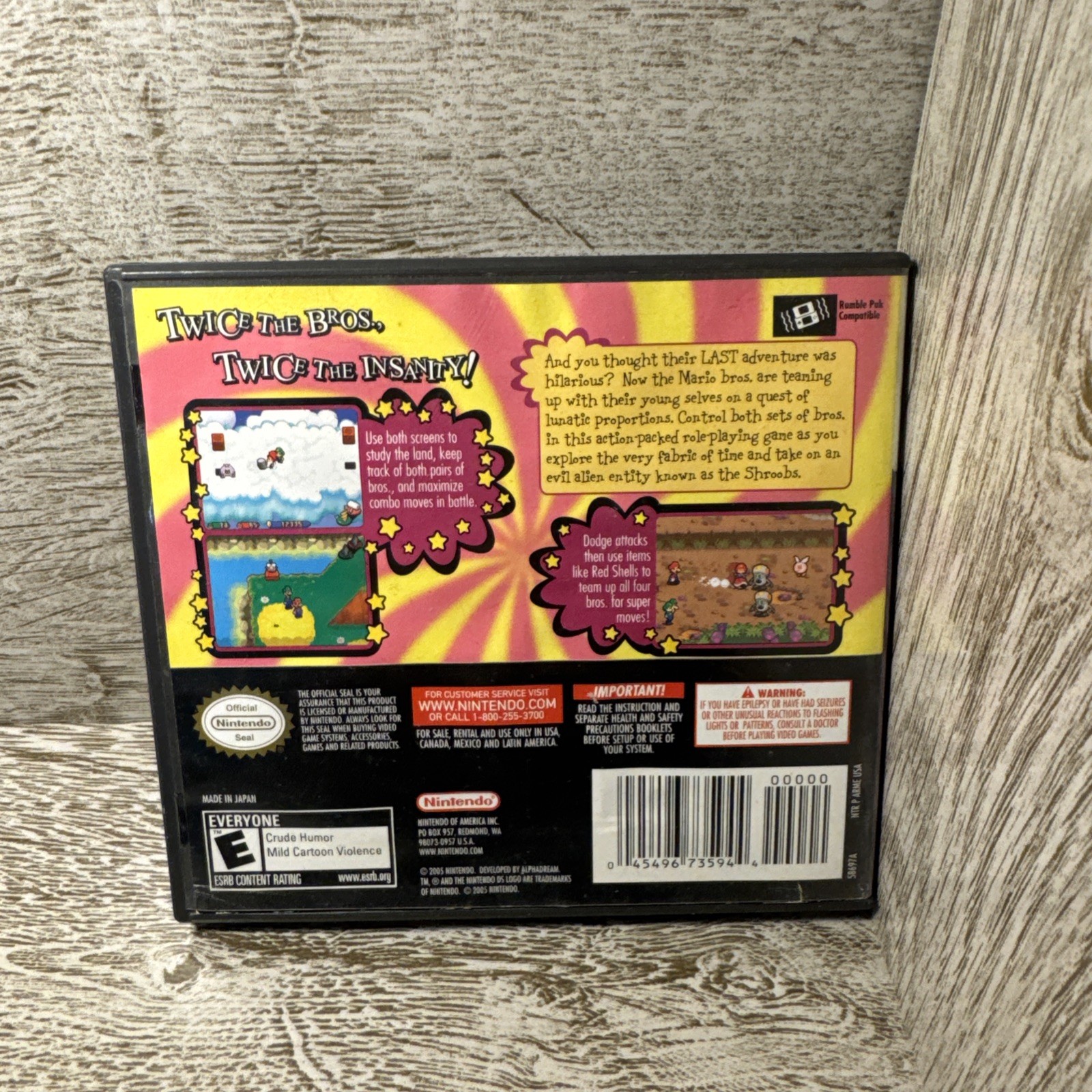 Mario & Luigi: Partners in Time (Nintendo DS, 2005)