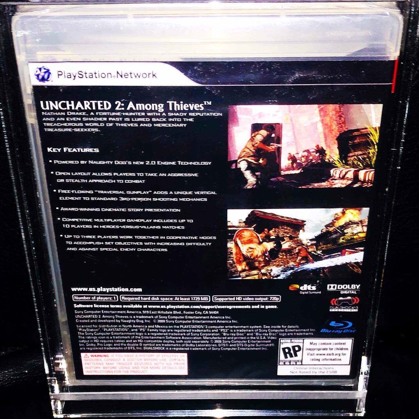 Uncharted 2: Among Thieves PS3 Sealed🤐RP [Rating PENDING]👀Unfathomably RARE💎