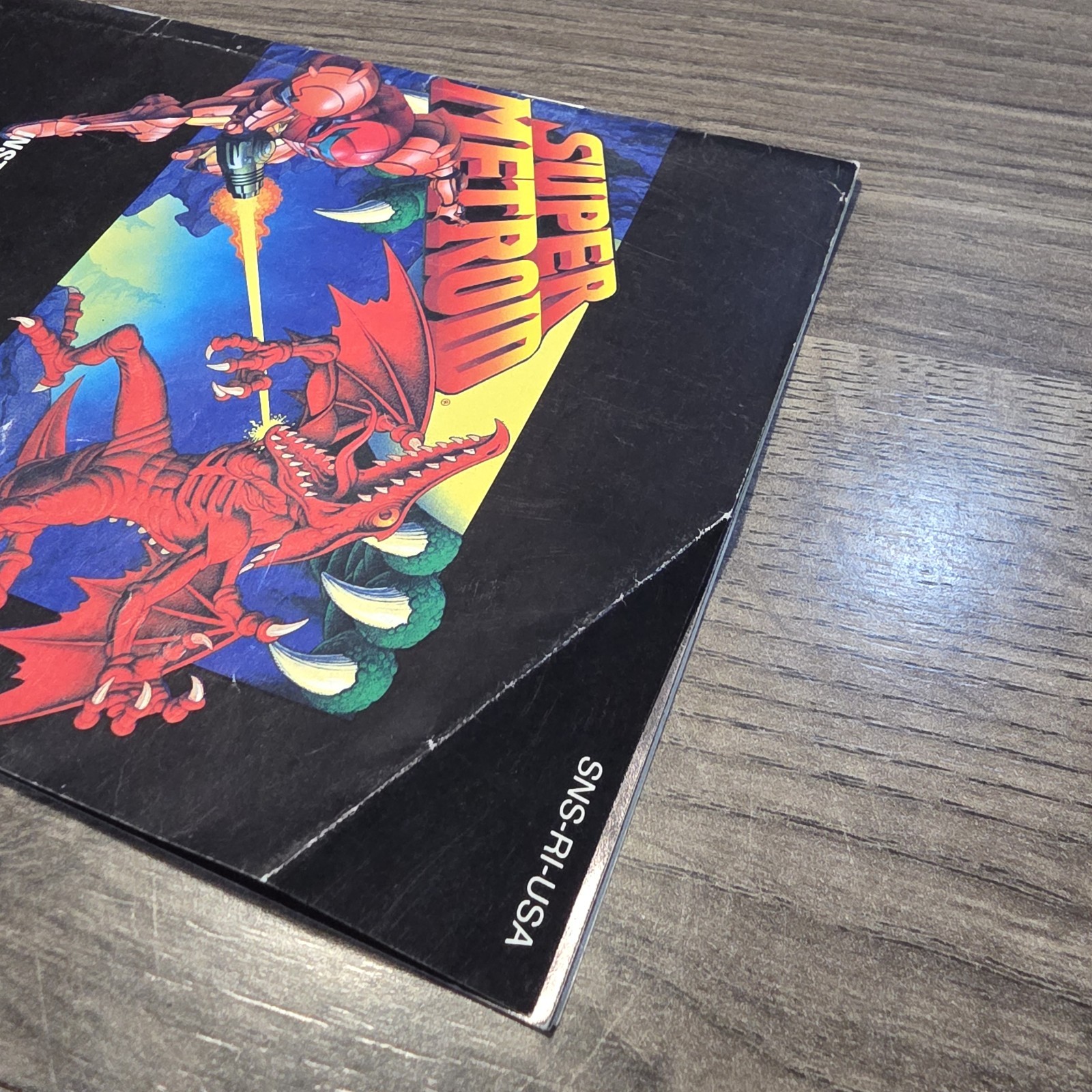 SNES Super Nintendo Super Metroid Instruction Booklet Manual Authentic Original