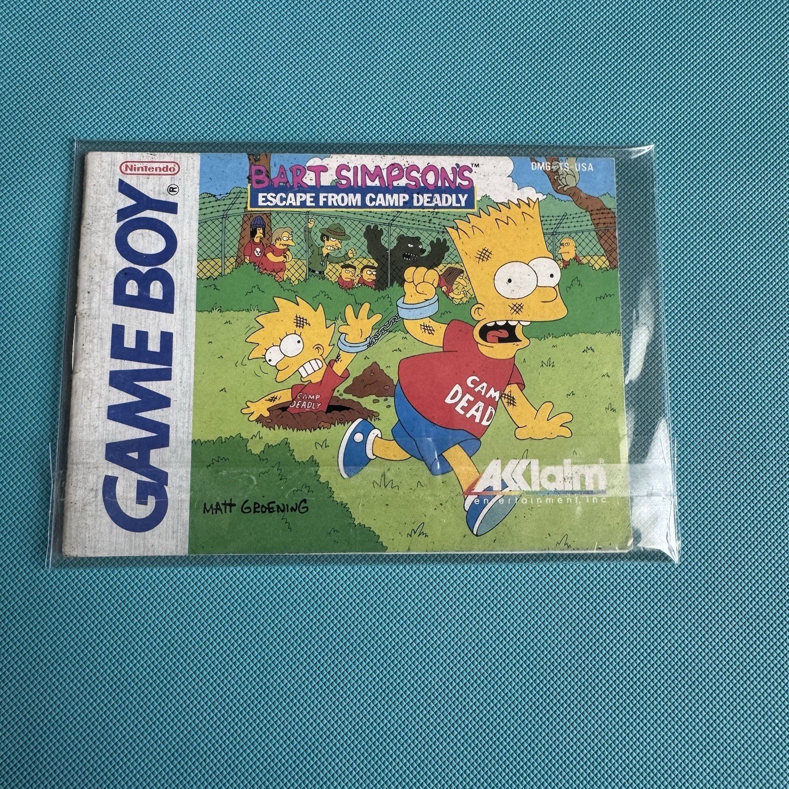Bart Simpson’s Escape From Camp Deadly (Nintendo Game Boy) Gameboy Manual Only
