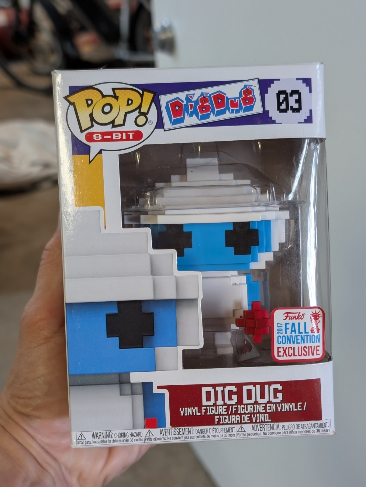Funko Pop! 8-Bit Dig Dug #03 Vinyl Figure Fall Convention Exclusive 2017