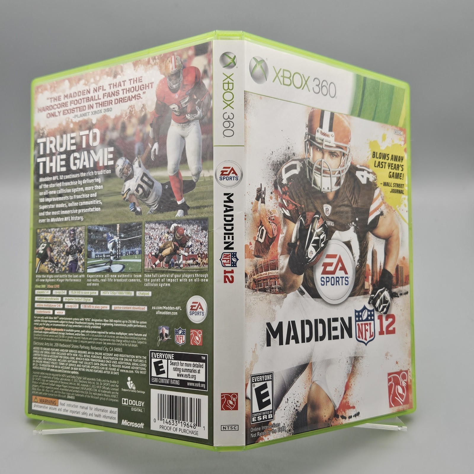 Madden NFL 12 Xbox 360 Complete Refurbished Excellent