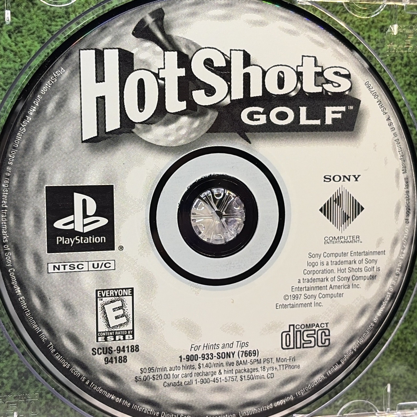 Hot Shots Golf (Sony PlayStation 1, 1998) CIB T&W