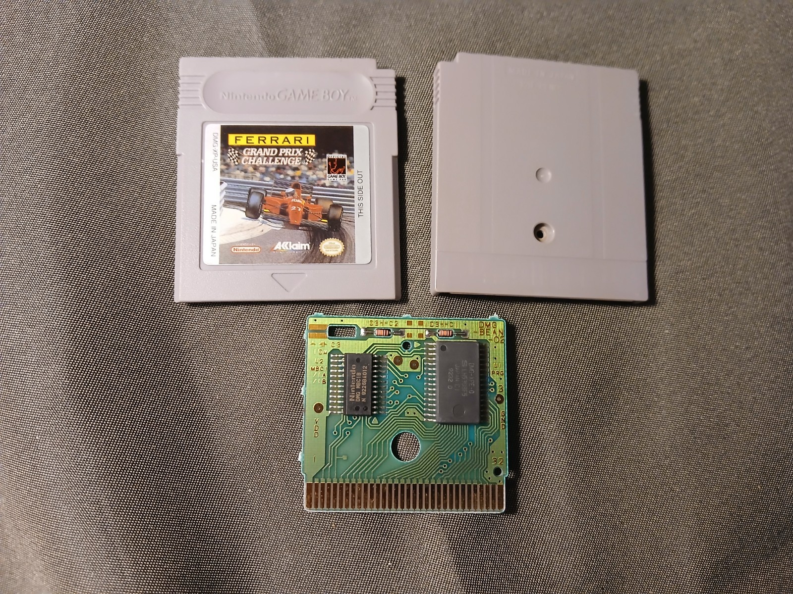 Ferrari Grand Prix Challenge Game Boy GB Tested Authentic PCB Verified