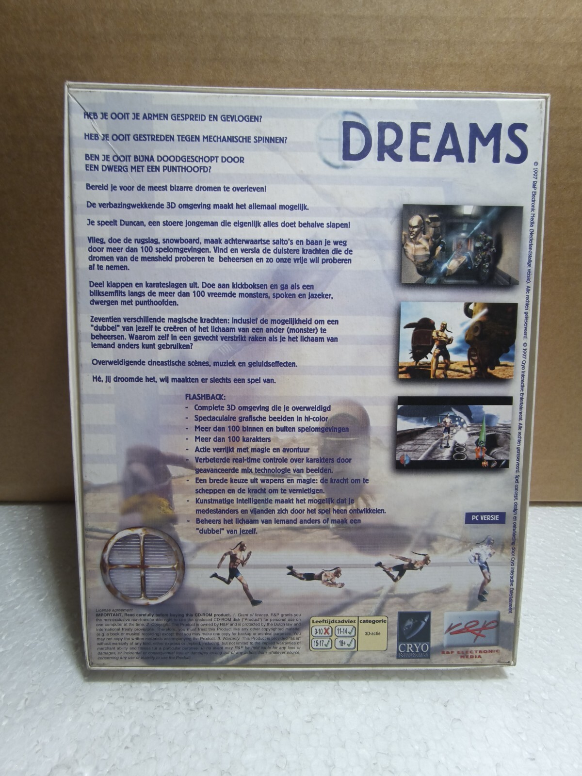 Dreams to Reality PC Big Box (Dutch Version) NEW Factory Seal! RARE-RETRO!