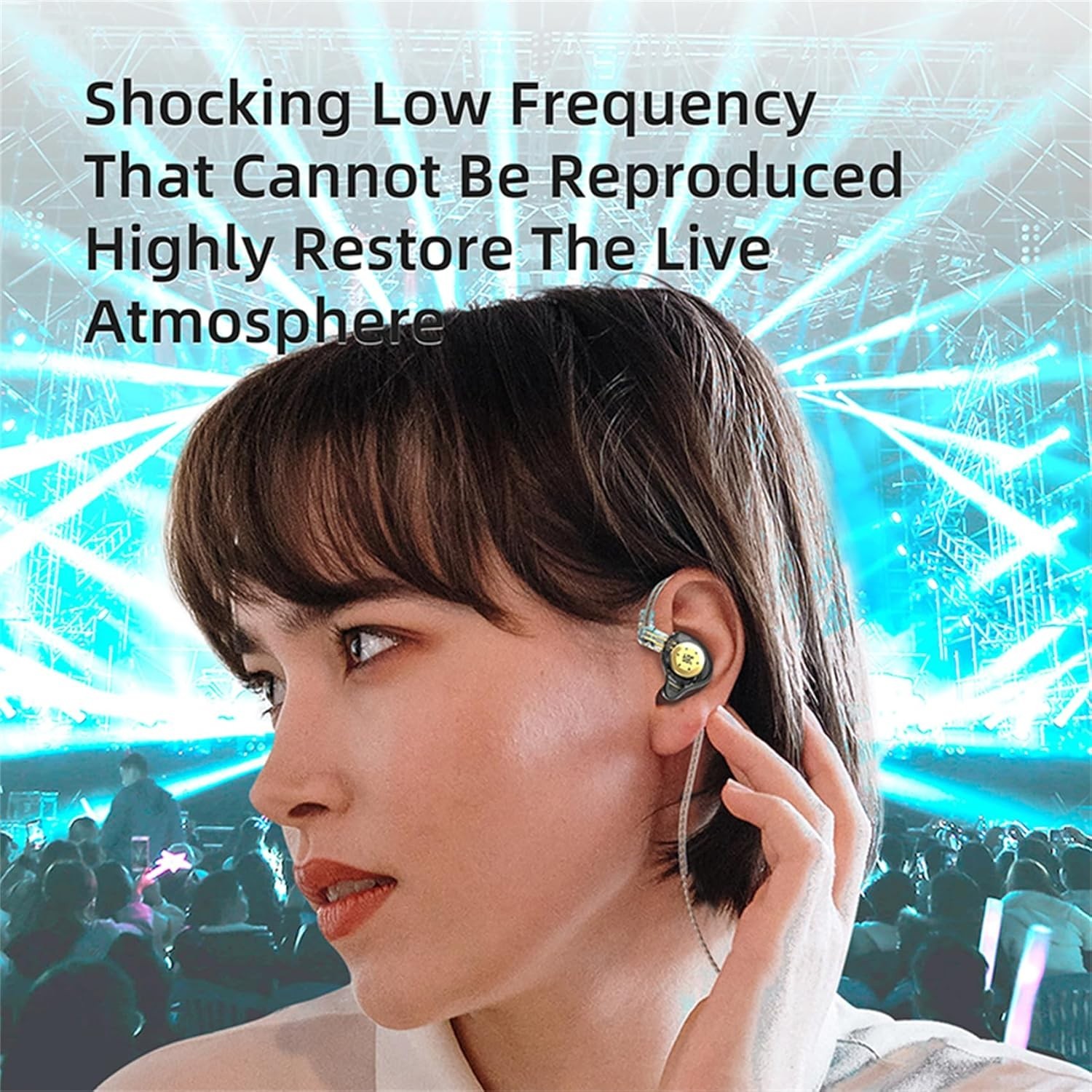 Stylish KZ EDX PRO Gaming Headphones – Sound Isolation & Comfort Fit