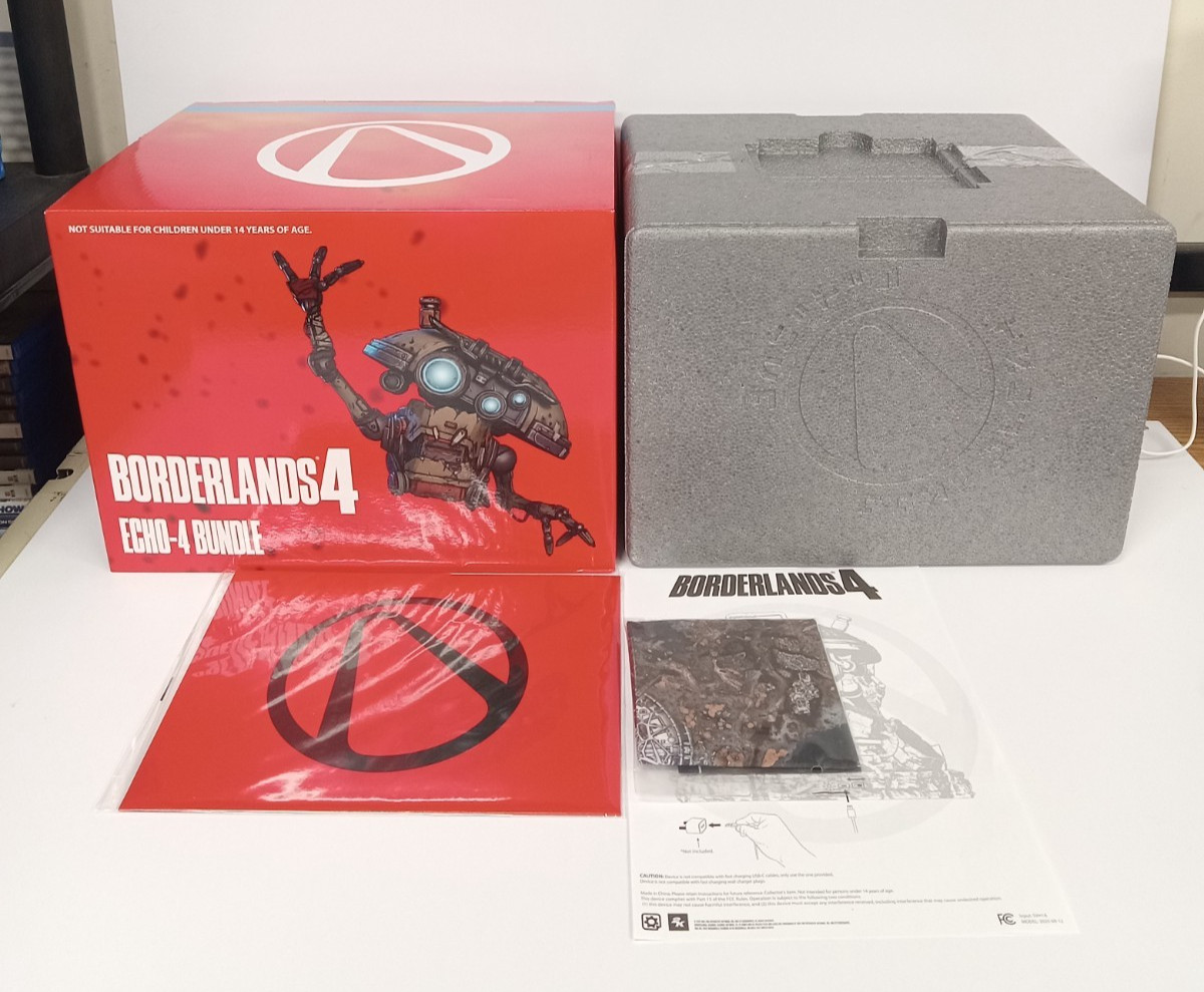 Borderlands 4 Echo-4 Bundle Collector’s Set – NO Necklace or Codes! – Free Ship!