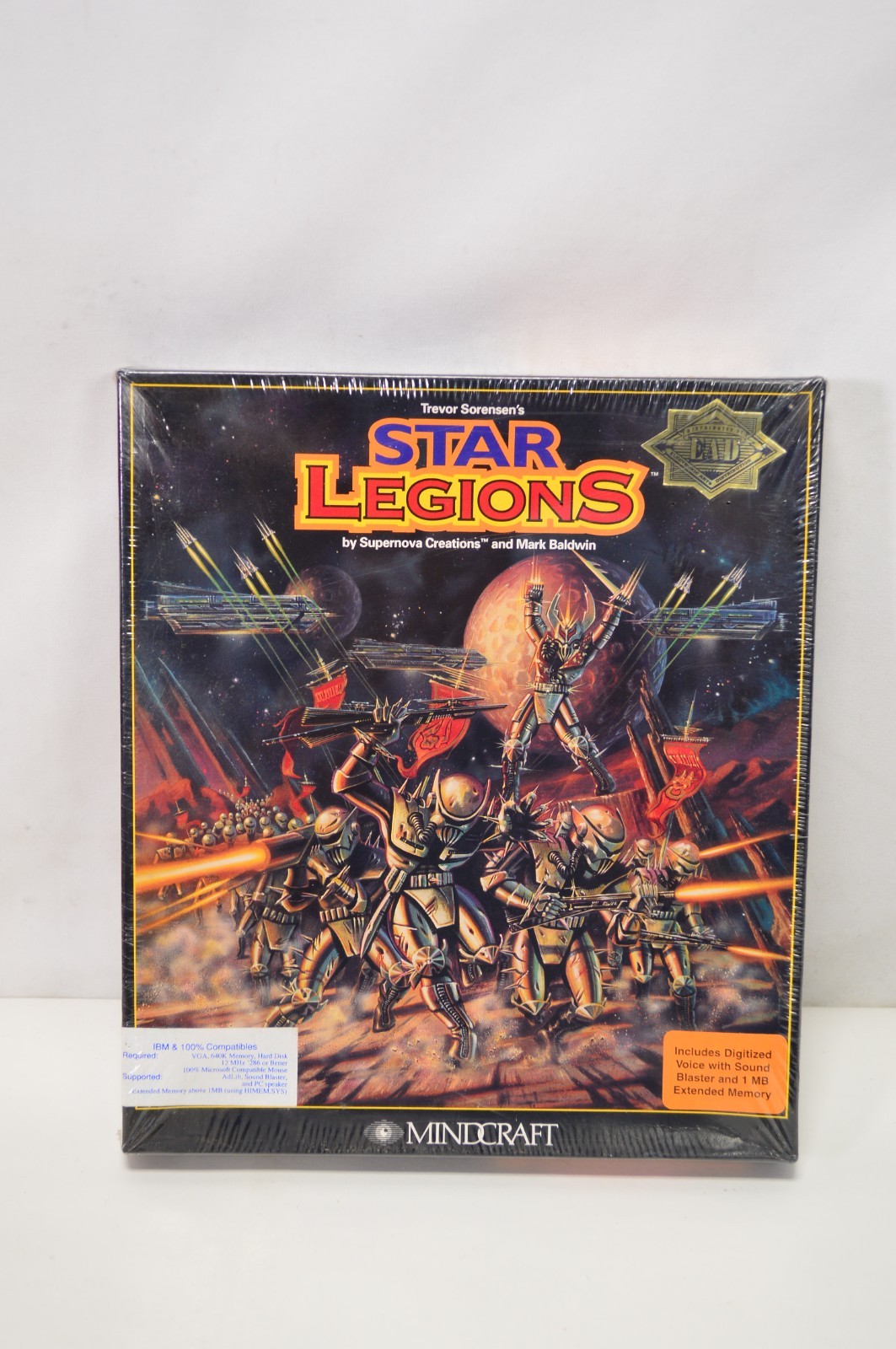 NEW Star Legions PC Computer Game 5.25″ Spinnaker Big Box
