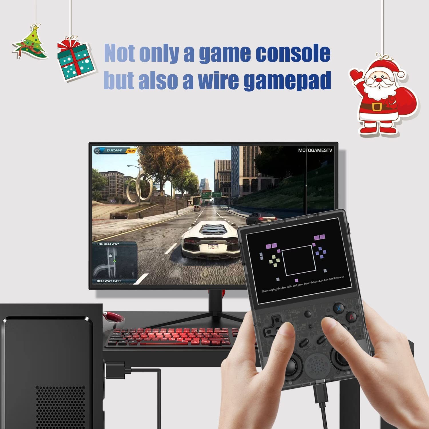 RG353VS Retro Handheld Game Linux System RG3566 3.5 inch IPS Screen,RG353VS w…