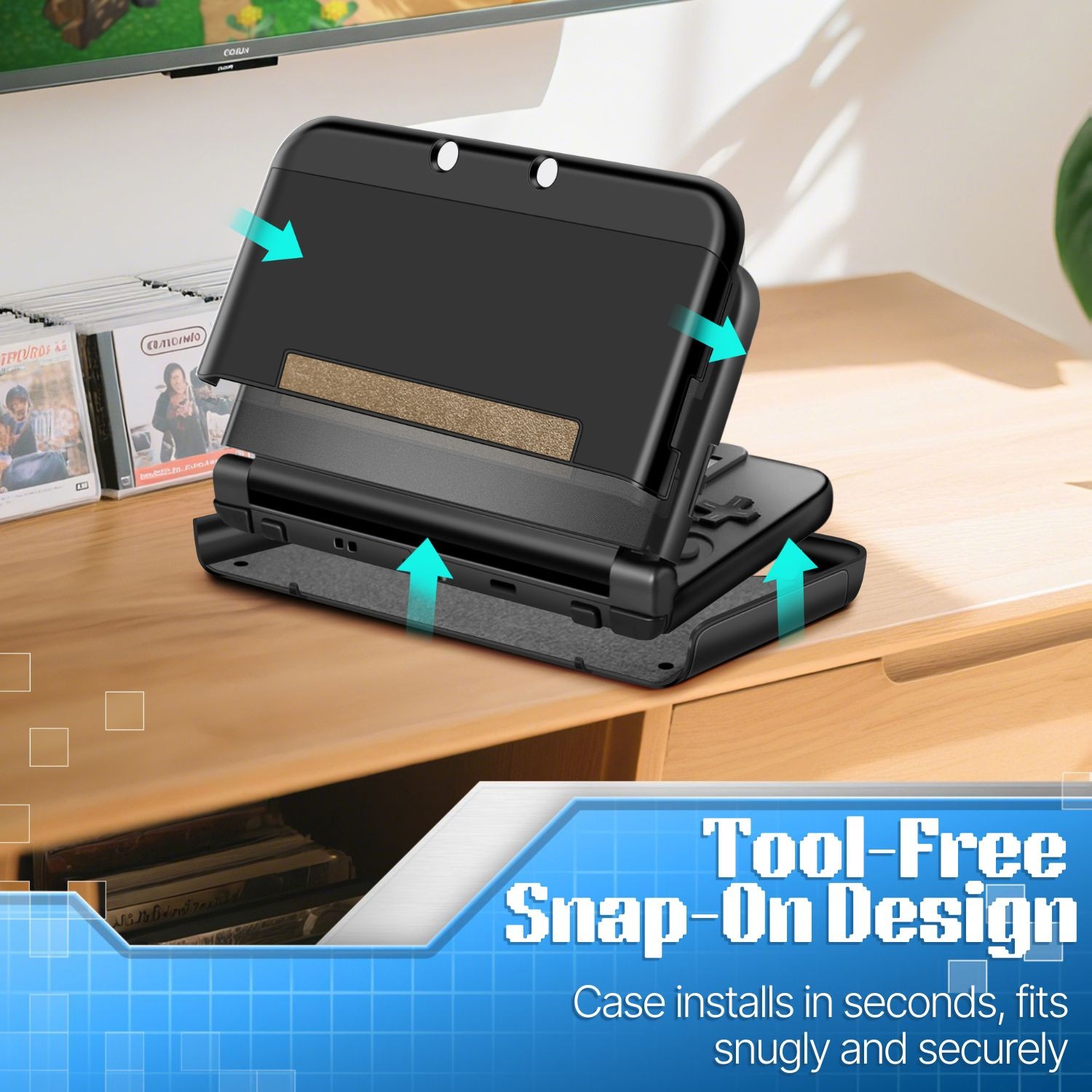 Aluminium Protective Hard Shell Skin Case Cover for New Nintendo 3DS LL XL 2015