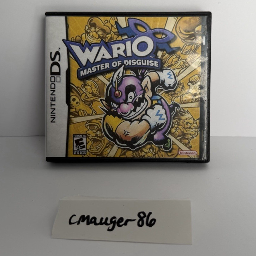 Nintendo Wario: Master of Disguise Nintendo DS NTSC-U/C E w/ Generic Case