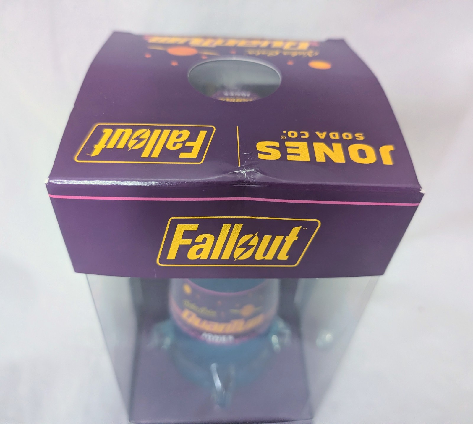 Fallout Nuka Cola Quantum Jones Soda Glass Rocket Bottle Limited Edition