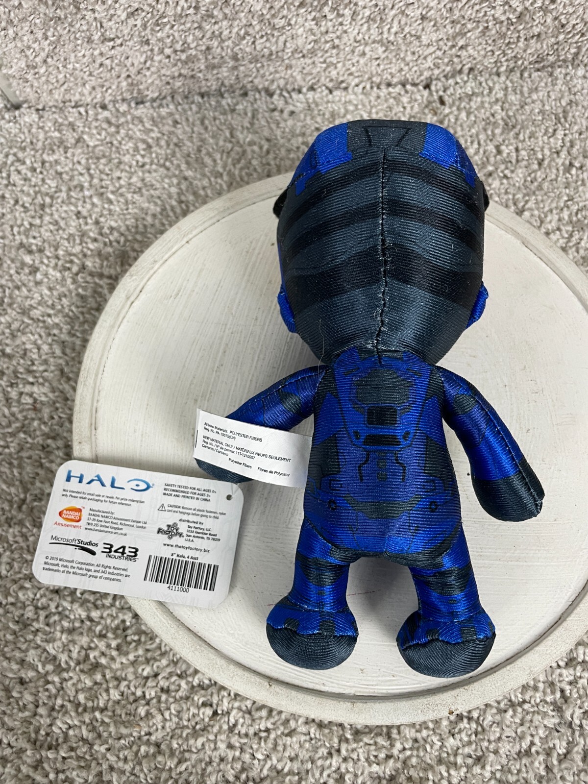 2019 Microsoft Studios 343 Industries Toy Factory 8″ Halo Plush Soft Toy Blue