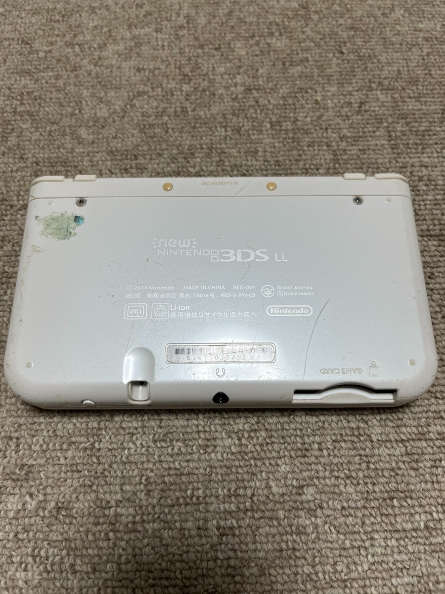 New 3DS LL XL Pearl White Japan Nintendo Console region Japanese B966