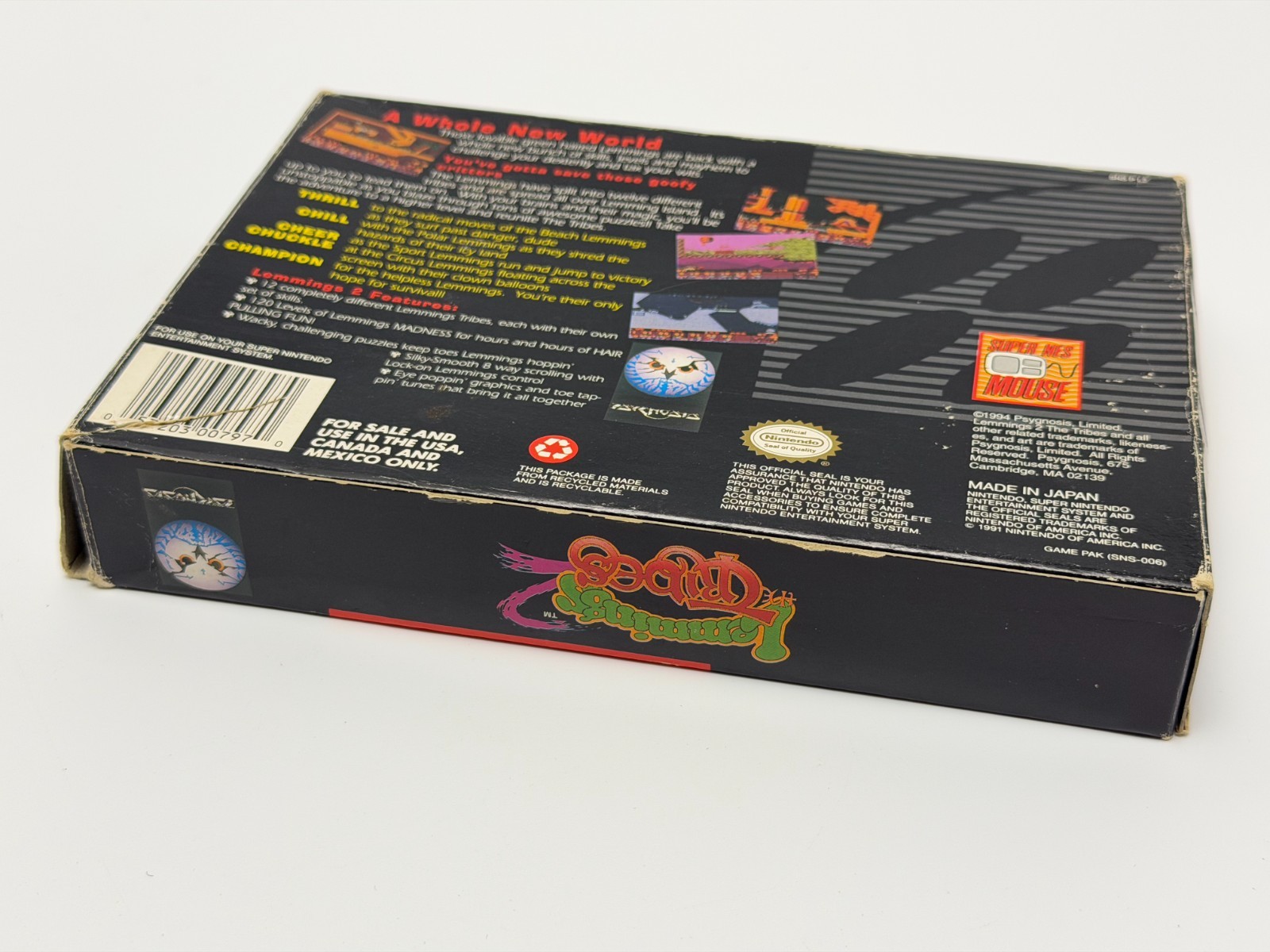 Lemmings 2: The Tribes (Super Nintendo Snes) Authentic & Complete
