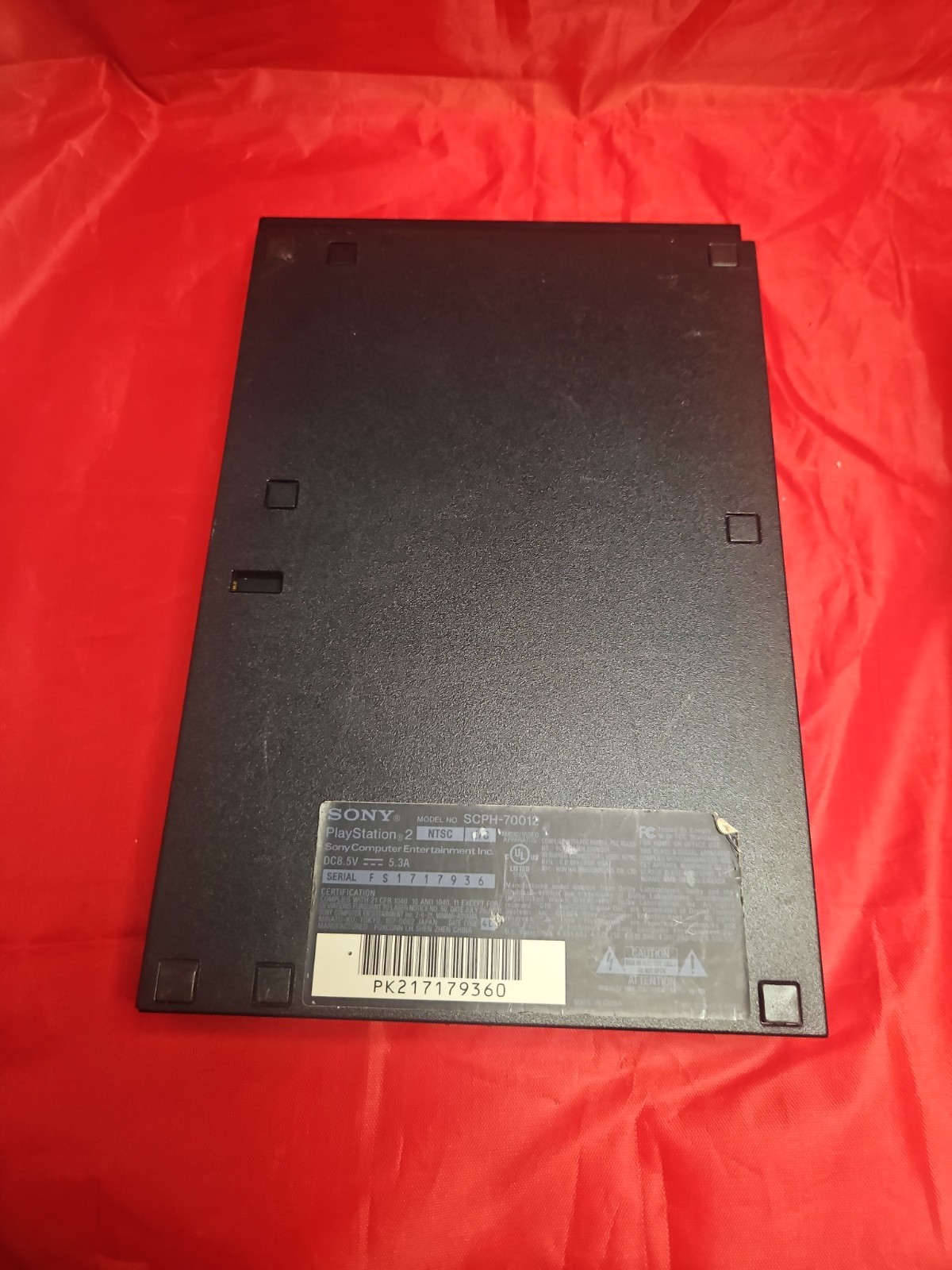 Sony PS2 Slim Black Console Bundle Lot Controller 6 Games & Cables SCPH-70012