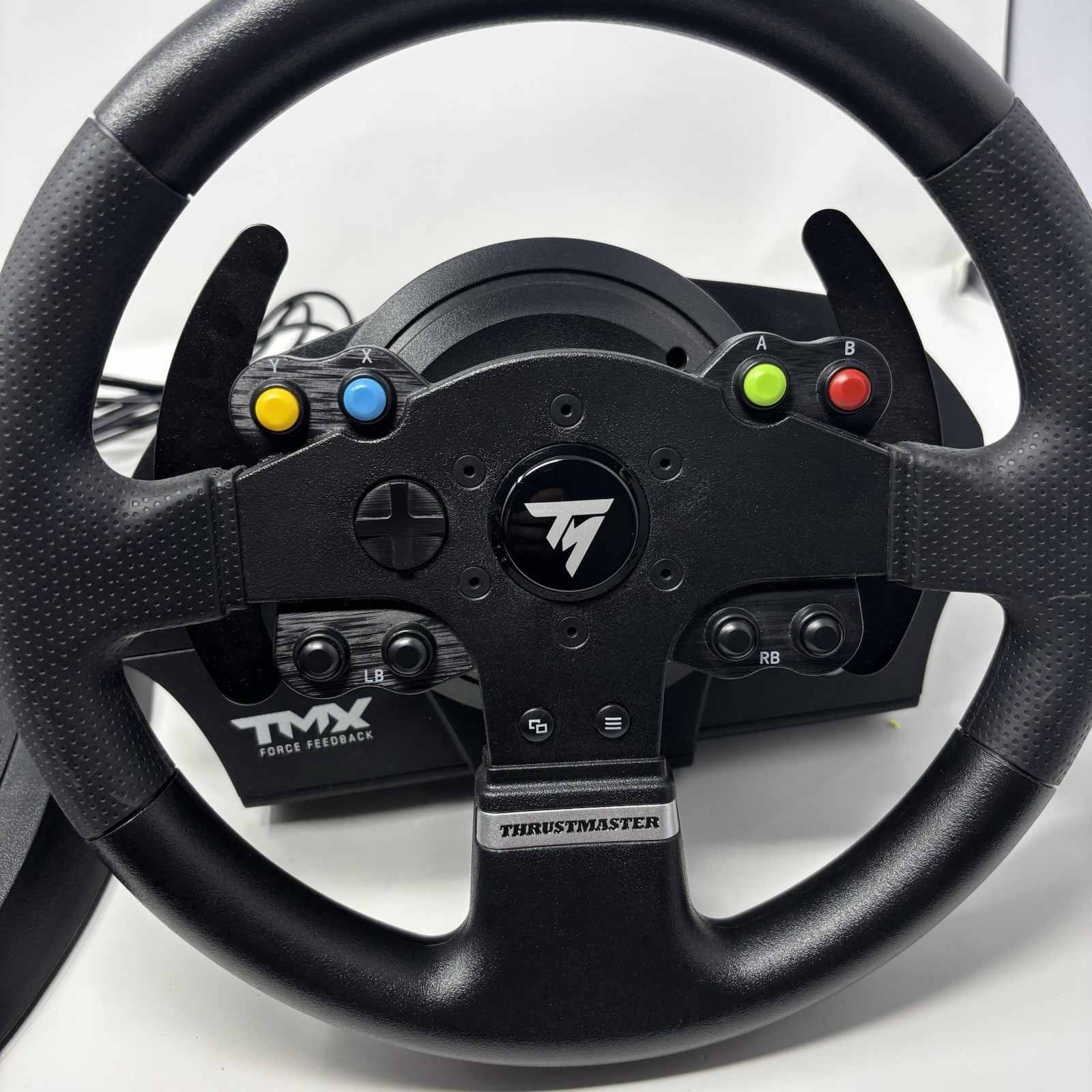 Thrustmaster TMX Force Feedback Racing Wheel for Xbox One, Pedals UNTESTED READ