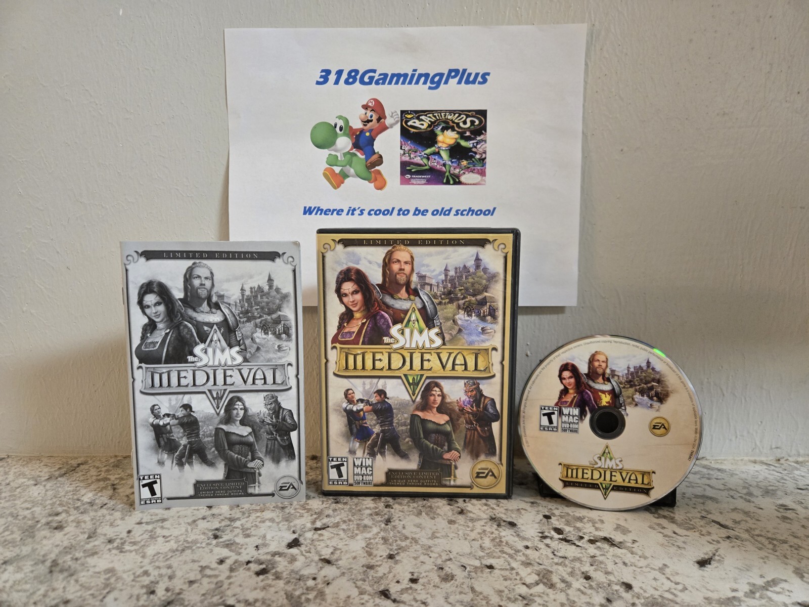 The Sims Medieval Limited Edition (Windows/Mac, 2011) CIB RARE FAST SHIPPING