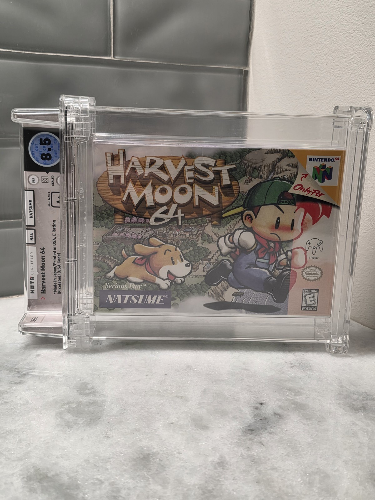 Harvest Moon 64 Nintendo 64 N64 Sealed New WATA 8.5 A+ Graded Natsume