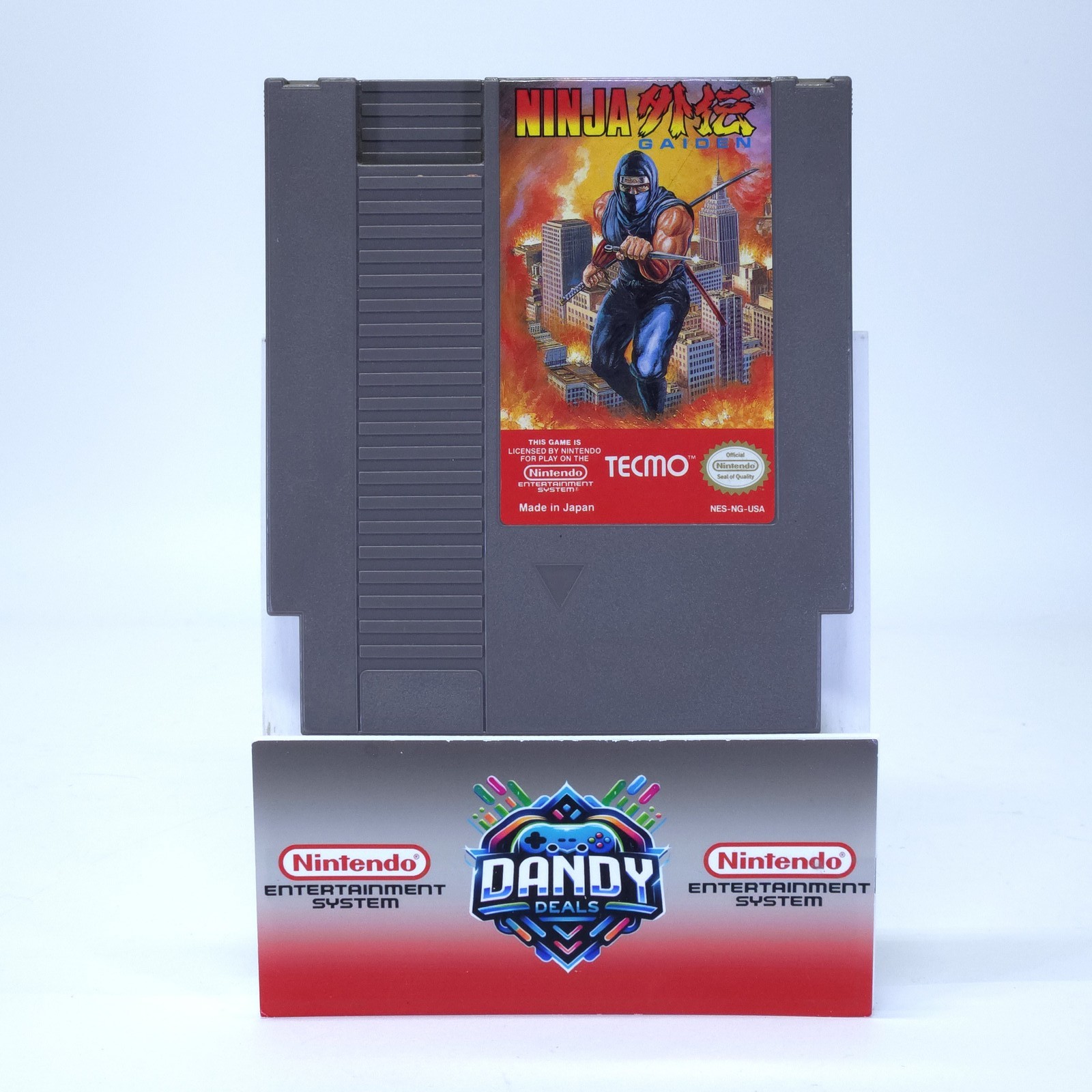 Ninja Gaiden W/ Replacement Case – Tested – NES