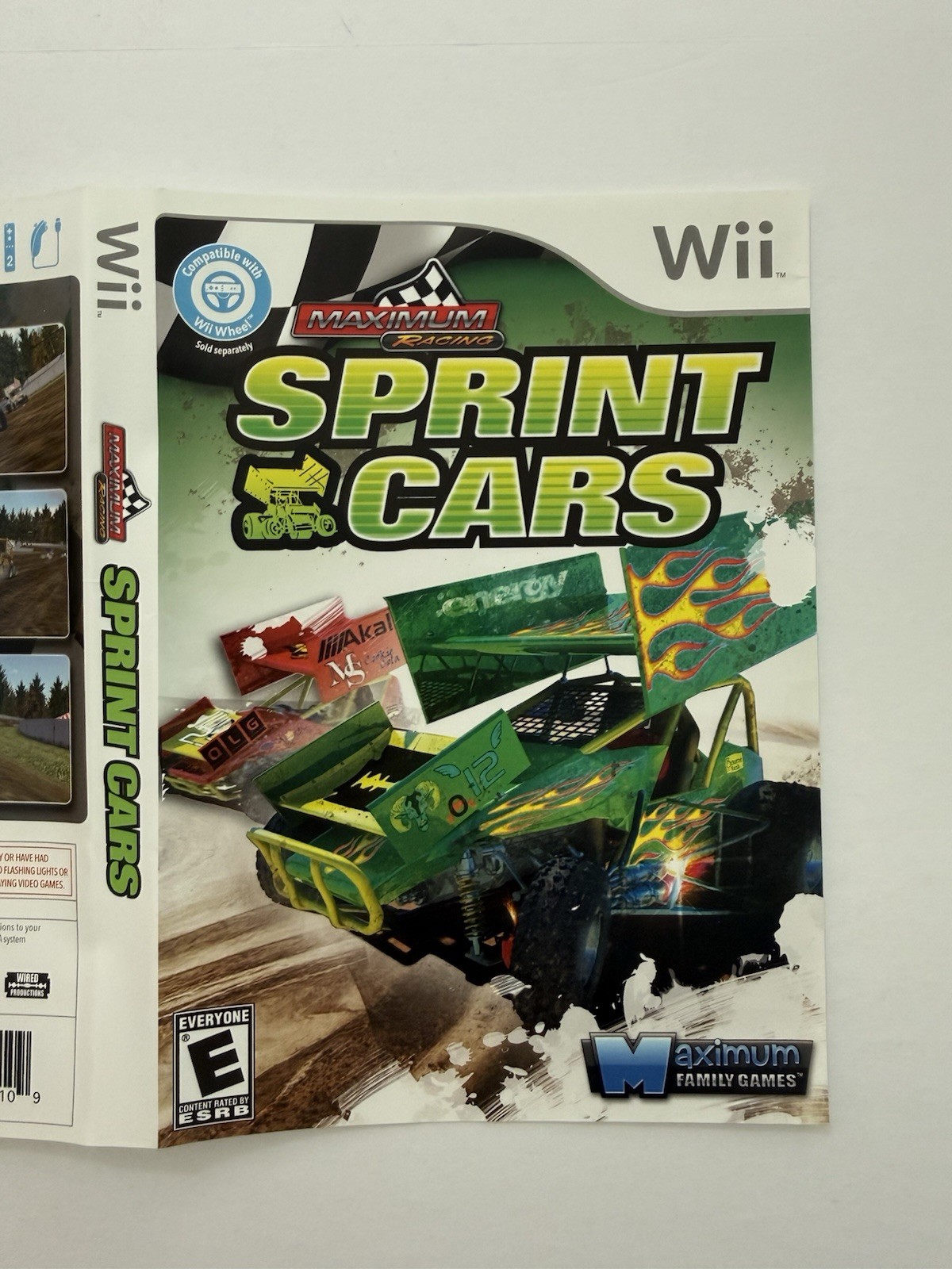 Maximum Racing: Sprint Cars Nintendo Wii Complete Cib