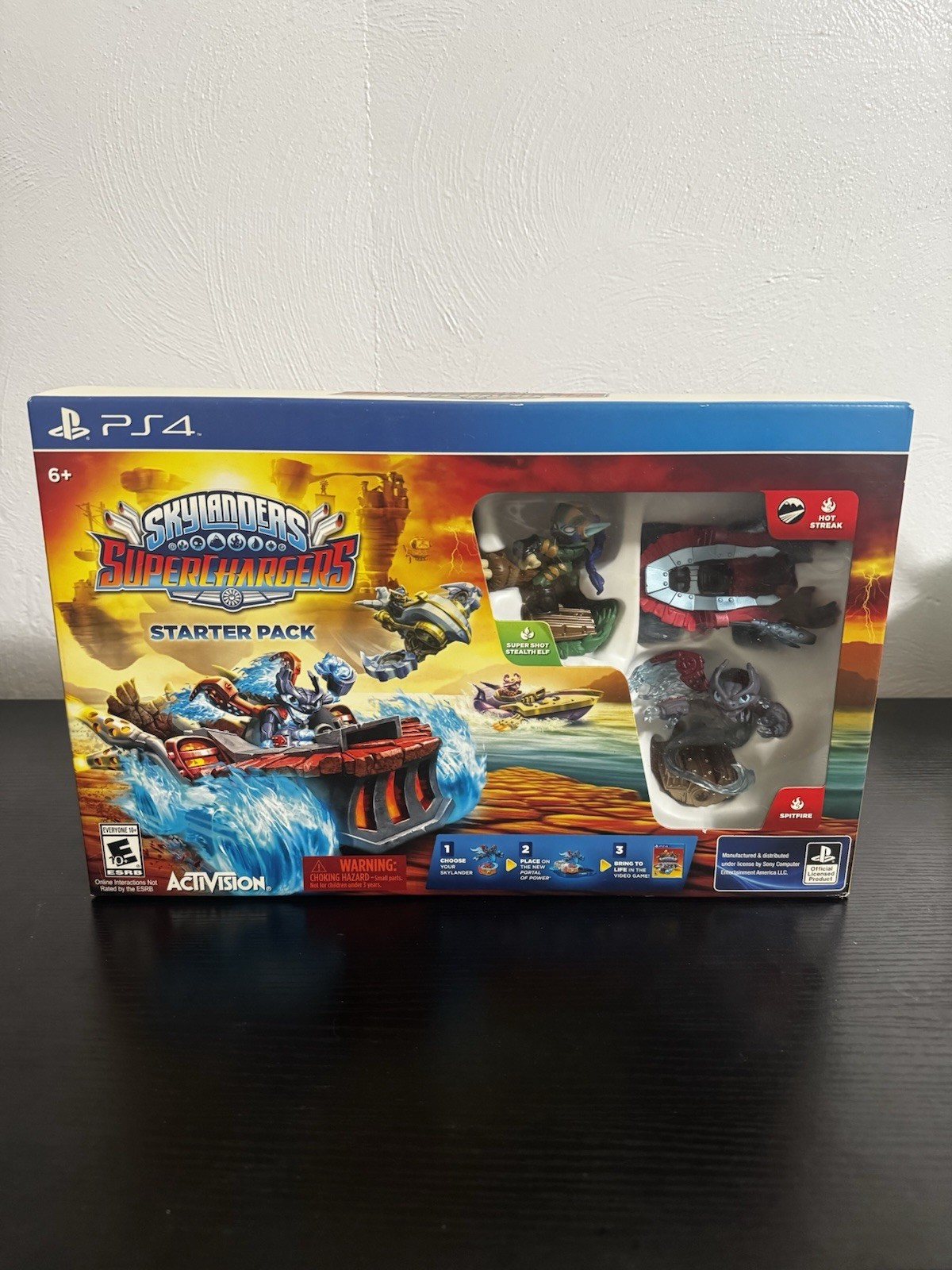 Activision Skylanders SuperChargers Starter Pack PS4 w/ Stealth Elf Spitfire