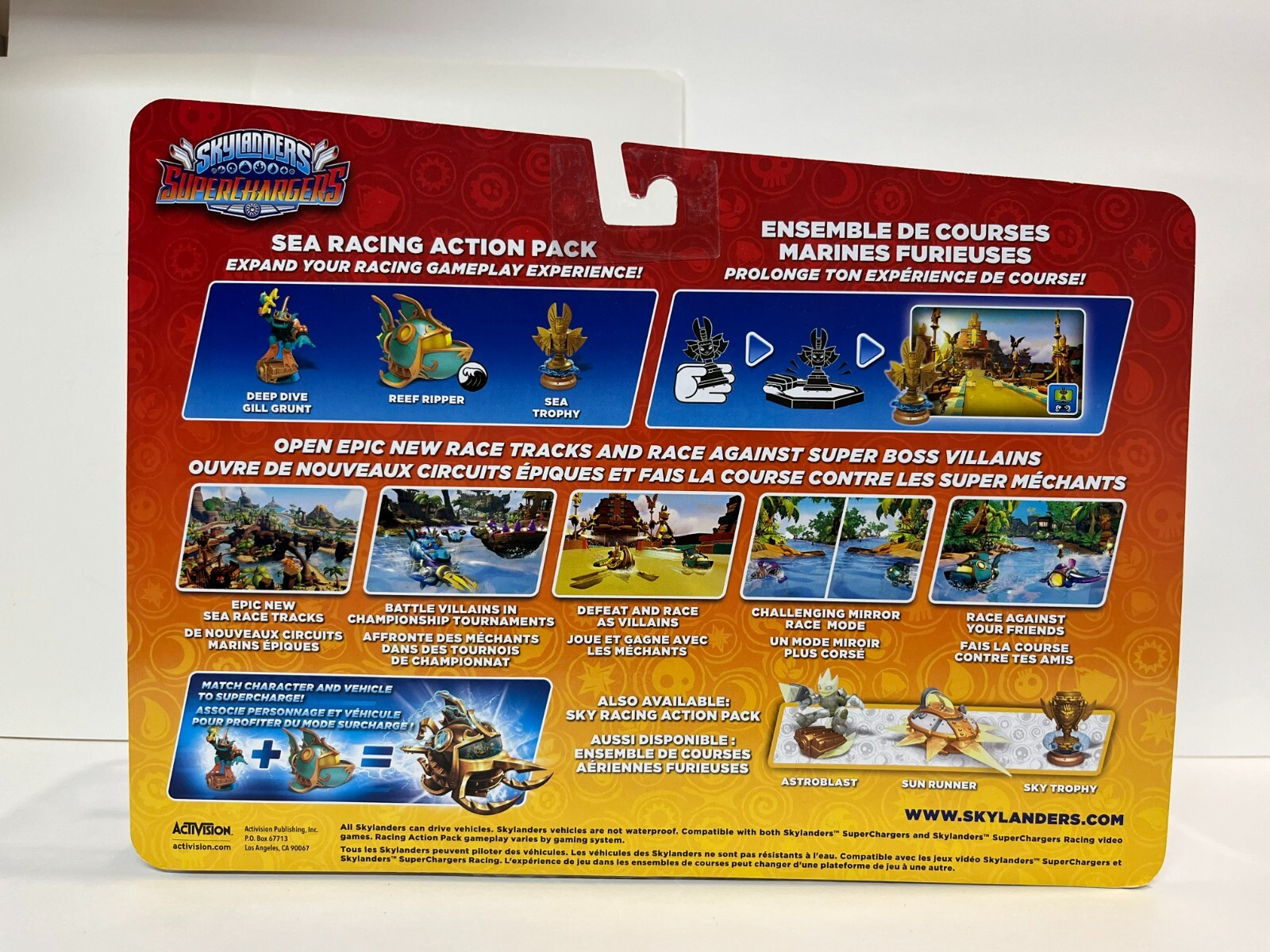 NEW Skylanders Superchargers Sea Racing Action Pack 2015 Activision Toy