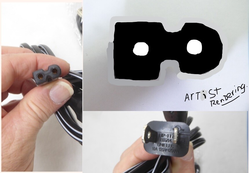 Sega Dreamcast Av Audio Composite RCA cable and power cord 6′ NEW U.S. seller